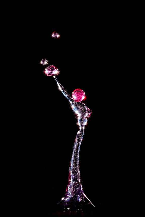 Victory — Sculpture liquide Fluigraphy par Martin Brand