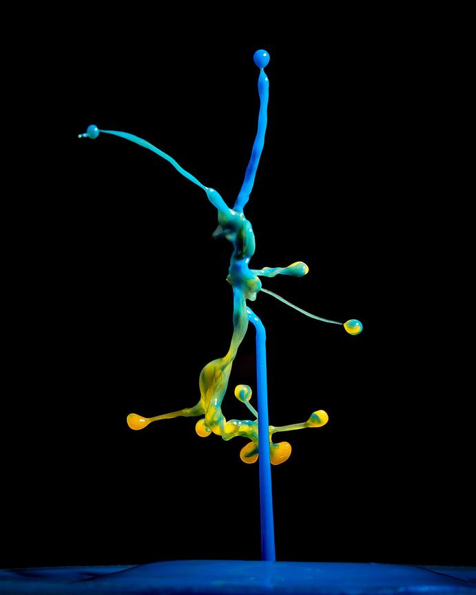 The Joker — Sculpture liquide Fluigraphy par Martin Brand