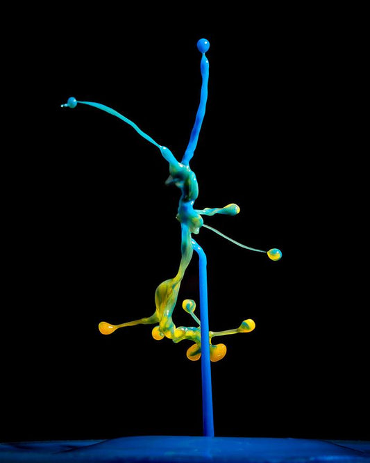 The Joker — Sculpture liquide Fluigraphy par Martin Brand