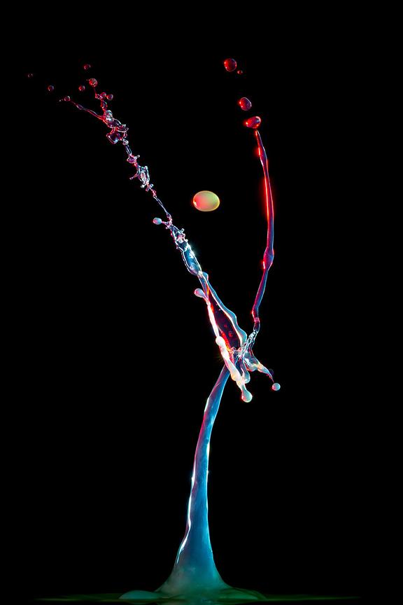 Duet — Sculpture liquide Fluigraphy par Martin Brand